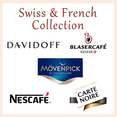 Specialty Swiss & French Collection Davidoff Blasercafe Nescafe Movenpick Carte Noir